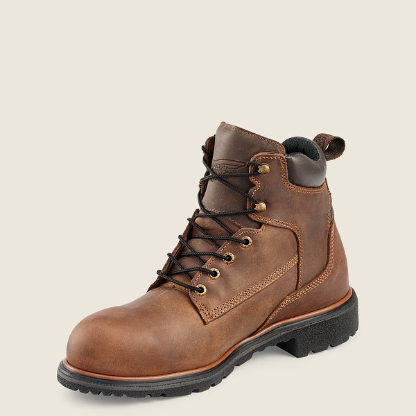 Red Wing Safety Boots Mens Brown - Dynaforce® - 6-inch Toe - 0349781-TE